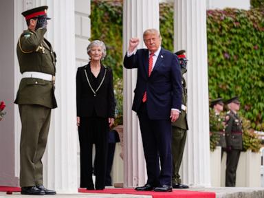 Source-feed image associated with Trump touches a nerve while in Ireland by saying reunification would be 'fantastic'