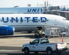 Source-feed image associated with Chicago-to-Minneapolis United Airlines flight diverted after attempted cockpit breach