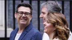 Source-feed image associated with Andy Burnham to give regional mayors share of income tax