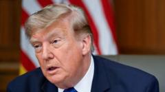 Source-feed image associated with Trump downplays warnings of AI risks, citing rivalry with China