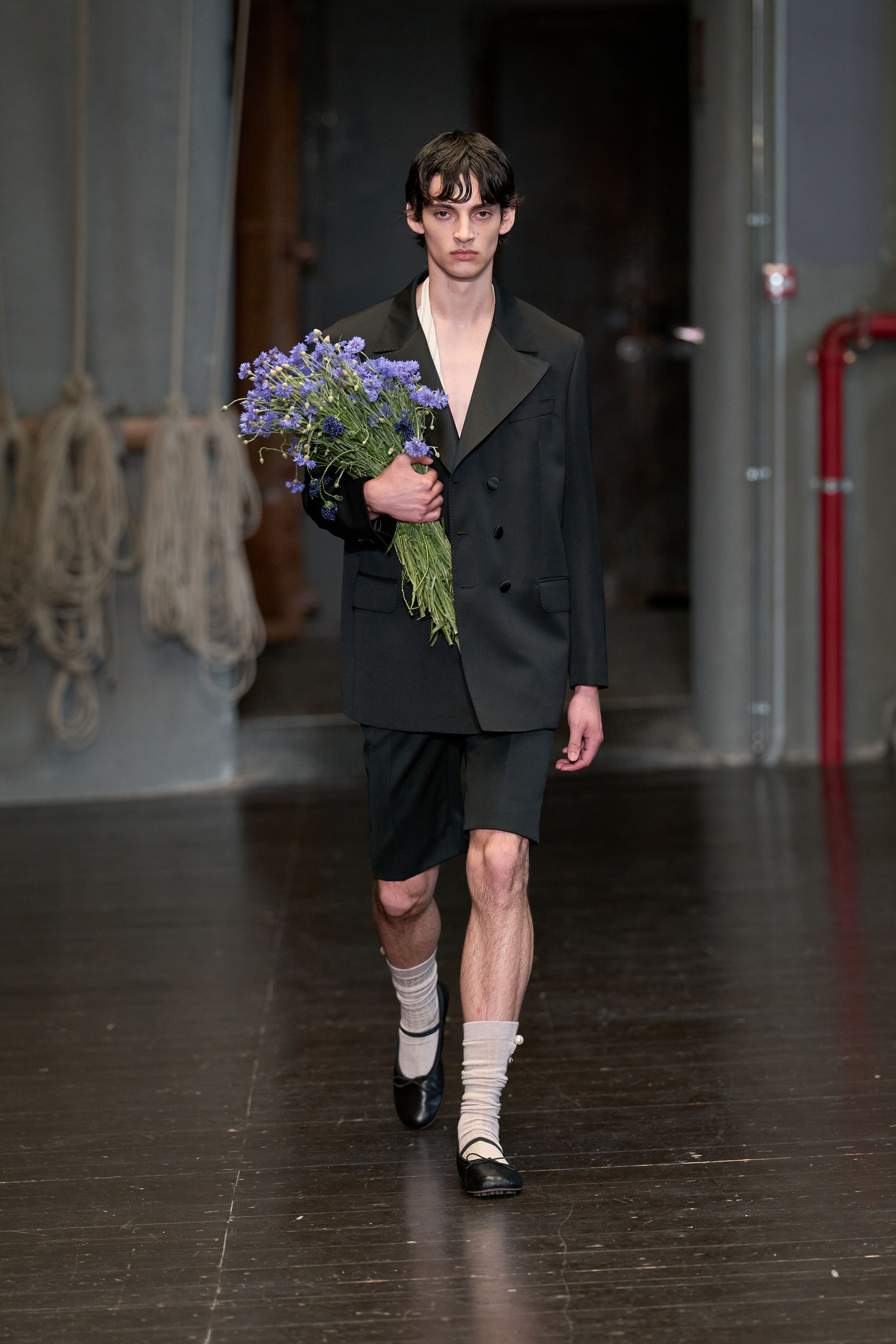 Source-feed image associated with Simone Rocha Spring 2027 Menswear
