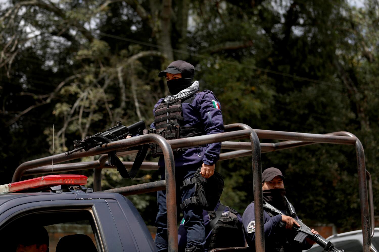 Source-feed image associated with Mexico sends troops to improve security as U.S. halts avocado imports over 'threat'