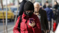 Source-feed image associated with Internet starts coming back in Iran after months-long blackout