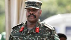 Source-feed image associated with Uganda's leading media outlets shut down by army chief