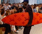 Source-feed image associated with Louis Vuitton brings the beach to Paris in near 40C heat
