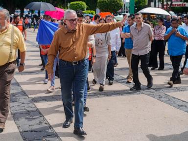 Source-feed image associated with Mexican governor indicted by the US seeks leave again after contentious return to office