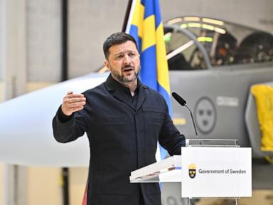 Source-feed image associated with Zelenskyy heads to Sweden as Ukraine touts drone expertise honed in war with Russia