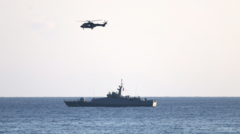 Source-feed image associated with Search continues for 18 passengers after ferry capsized in northern Cyprus