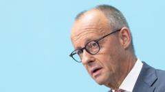 Image from linked report: Merz vows to keep coalition together for Germany's 'democratic future'