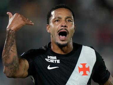 Source-feed image associated with Brazil police search Vasco da Gama striker’s home in connection with drugs, arms trafficking probe