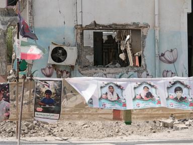Source-feed image associated with The Iranian school struck in the war's earliest attacks is now a memorial for children