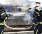 Source-feed image associated with Train carrying Boris Johnson and ex-CIA chief may have been targeted in Russian strike, officials say