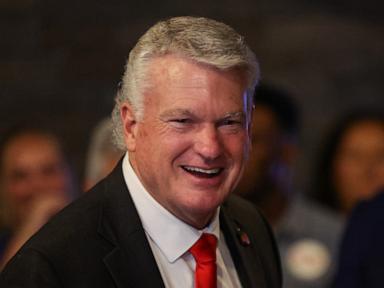 Source-feed image associated with Trump-endorsed Collins wins GOP runoff to take on Georgia Dem. senator: AP projects