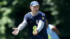 Source-feed image associated with England will not adapt style despite USA heat, Tuchel says
