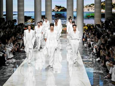 Source-feed image associated with Dolce & Gabbana imagines a Mediterranean escape in menswear built for the heat