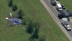 Source-feed image associated with 'They didn't have time to jump' - Witnesses recall skydiving plane crash