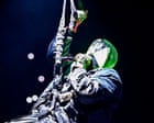 Source-feed image associated with A$AP Rocky review – arena spectacular has plenty of helicopters but little sense of direction