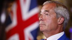 Source-feed image associated with Farage says he discussed return to politics months before general election