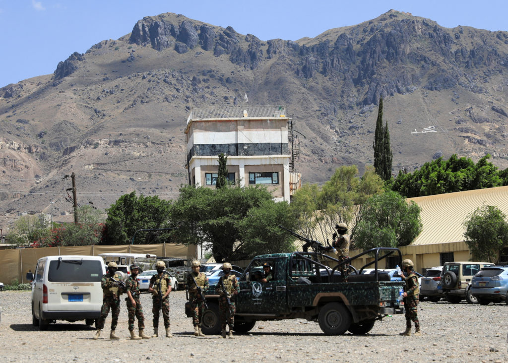 Source-feed image associated with Houthi gains in Yemen, attack on Saudi pipeline compound pressure on oil markets