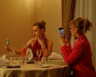 Image from linked report: Babystar review – a new arrival upends camera-ready life in disturbing family influencer satire