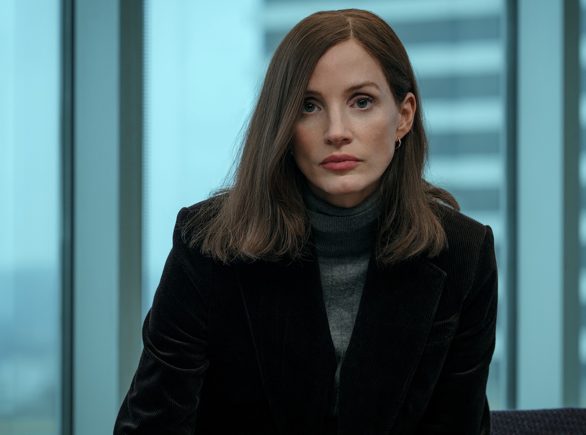 Image from linked report: Apple TV Finally Schedules Jessica Chastain-Led Thriller ‘The Savant’