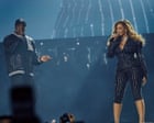 Source-feed image associated with Jay-Z review – rap legend dazzles New York City with lavish spectacle, sharp bars and Beyoncé