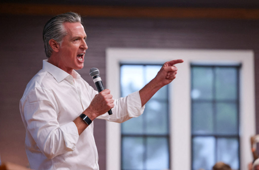 Source-feed image associated with News Wrap: Newsom signs order for AI safety in California