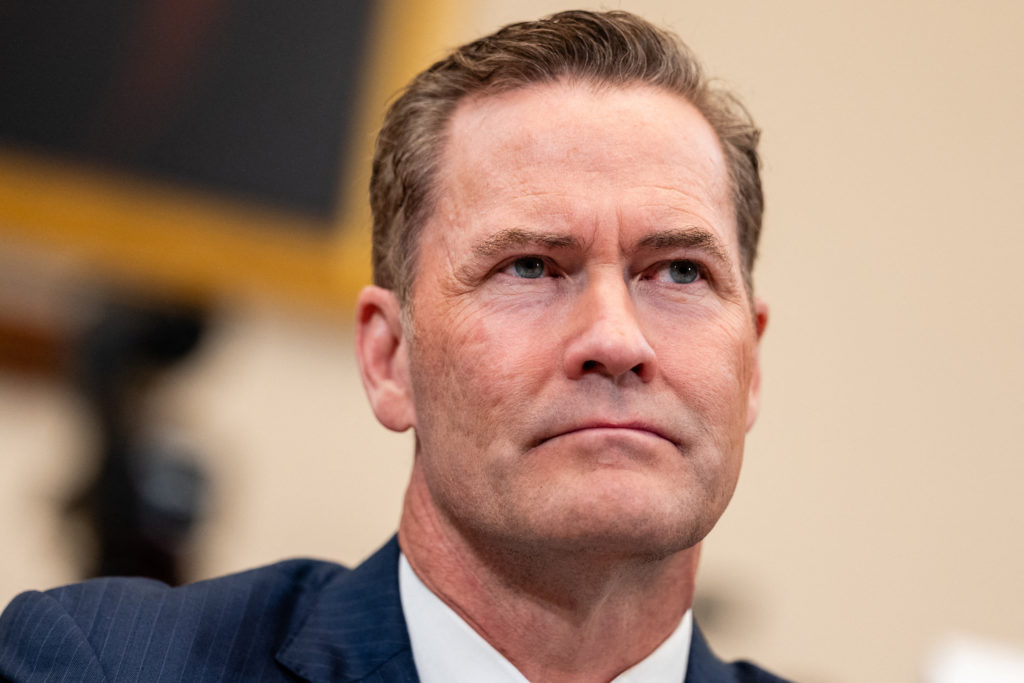 Source-feed image associated with WATCH: UN Ambassador Mike Waltz testifies before House Foreign Affairs Committee