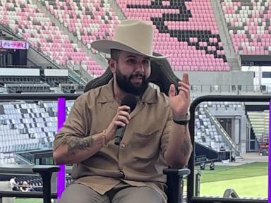 Source-feed image associated with Grammy and Latin Grammy winner Carín León set for a big match at Inter Miami's stadium