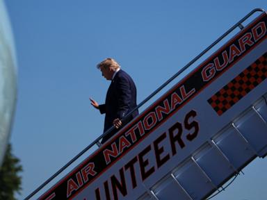 Image from linked report: CNN says it was left off Air Force One for Trump's Saturday trip to a college football game