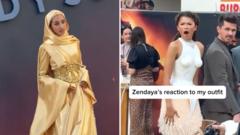 Source-feed image associated with Zendaya saw me on the red carpet and her jaw dropped - I'm still in shock
