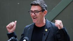 Source-feed image associated with Chris Mason: Burnham revels on public stage but has little time to hammer ideas into shape