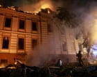 Source-feed image associated with Russia pounds Kyiv for five hours in one of its biggest ballistic missile attacks