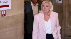 Source-feed image associated with Marine Le Pen to run for French presidency and appeal conviction in top court