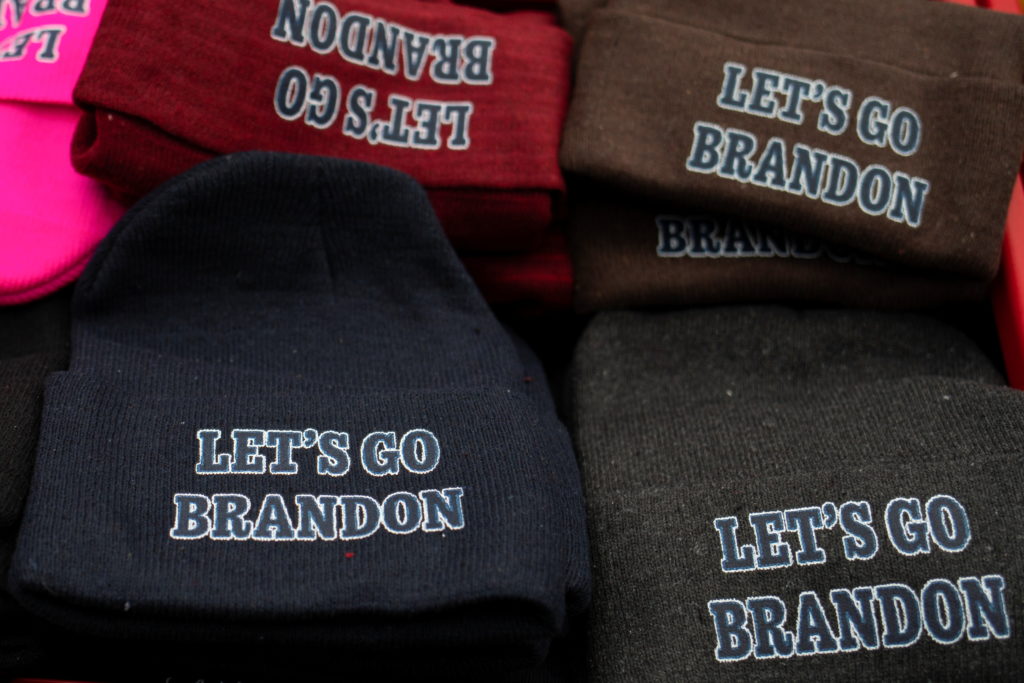 Image from linked report: Supreme Court rejects Michigan woman's appeal over school's ban on 'Let's Go Brandon' sweatshirts