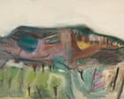 Source-feed image associated with Elizabeth Blackadder exhibition reveals wintry Tuscan landscapes and minimalist still lifes