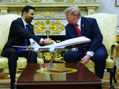 Source-feed image associated with Trump touts 'tremendous chemistry' with new Iraqi Prime Minister al-Zaidi during White House visit