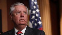 Source-feed image associated with Senator Lindsey Graham died of aortic tear, examiner says