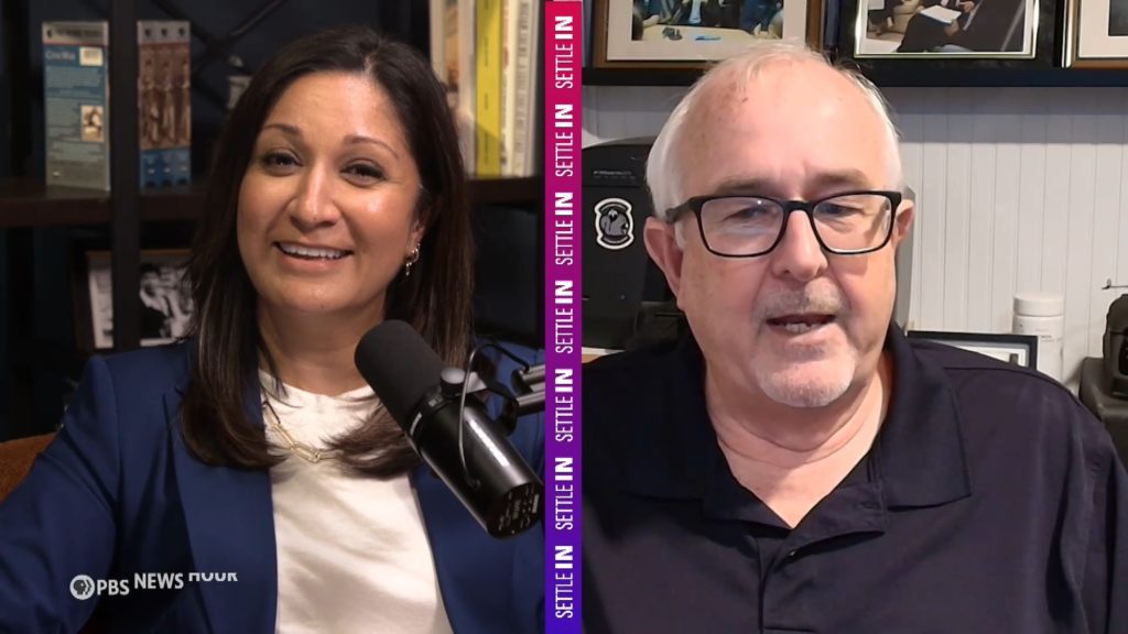 Source-feed image associated with Craig Fugate and Amna Nawaz discuss climate change and disaster response on 'Settle In'