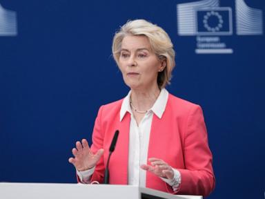 Source-feed image associated with EU chief weighs age restrictions for children using social media