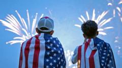 Source-feed image associated with Americans are celebrating their split from Britain - how is the UK marking it?
