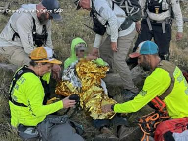 Source-feed image associated with WATCH: Missing hiker rescued in Grand Canyon