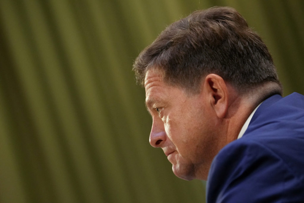 Source-feed image associated with Senate panel advances Jay Clayton's nomination for director of national intelligence