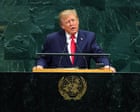 Image from linked report: Trump defends actions in Iran and Venezuela in UN General Assembly address amid rising tensions with allies – live