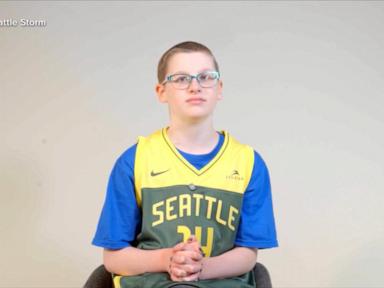 Source-feed image associated with WATCH: Seattle Storm makes 1 girl's dream become a reality