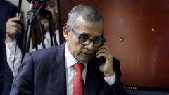 Source-feed image associated with Peru's ex-president leaves jail after 15-year jail term for corruption overturned