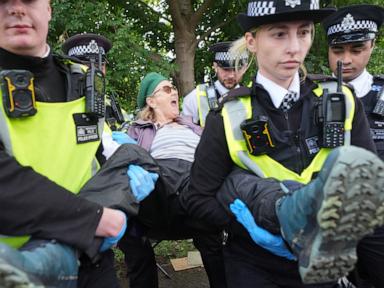 Source-feed image associated with London judge sentences Palestine Action activists for raid at Israeli defense factory