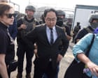 Source-feed image associated with US senator says he was pepper sprayed by federal agents during protest at ICE facility
