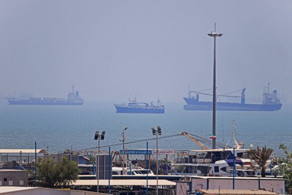 Source-feed image associated with US Strikes Iran From South to North After Trump Threats Over Red Sea Shipping