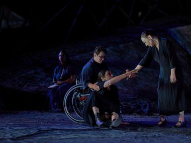 Source-feed image associated with As the world rediscovers 'The Odyssey,' disabled actors in Greece explore the pain of war